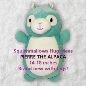 Squishmallows Hug Mees: Pierre Alpaca 14-18" NWT